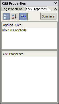 CSS Properties for a new page